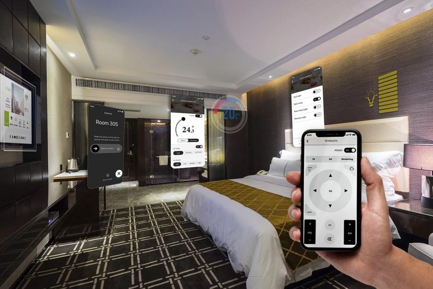 Control everything in the hotel room. Integrations to Opera, Lutron, Agilisys, SMS and much more.